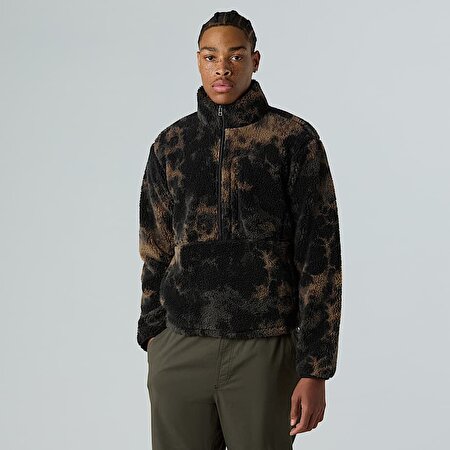 Erkek Extreme Pile Printed Pullover Polar