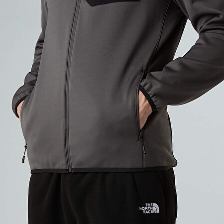 Erkek Crest Tam Boy Fermuarlı Polar