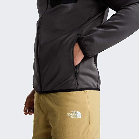 Erkek Crest Tam Boy Fermuarlı Polar