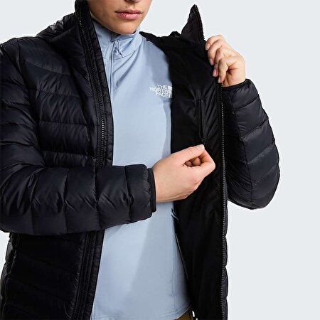 Kadın Classic Kaz Tüyü Kapüşonlu Mont