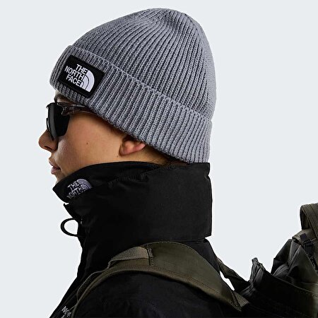 TNF Logo Box Cuffed Bere