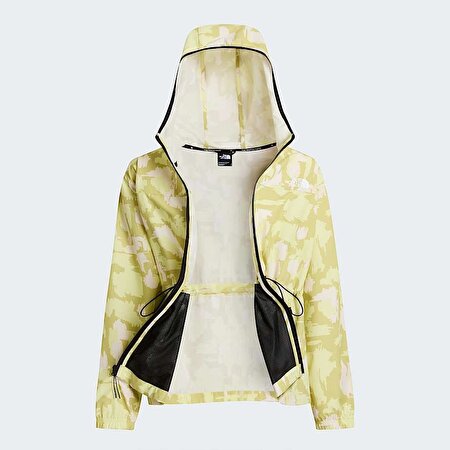 Kadın Mountain Athletics Baskılı Kapüşonlu Rüzgarlık