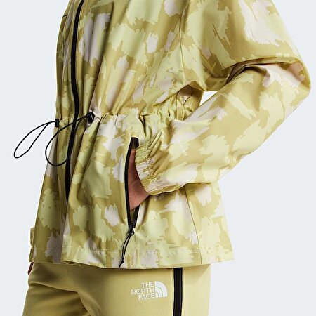 Kadın Mountain Athletics Baskılı Kapüşonlu Rüzgarlık