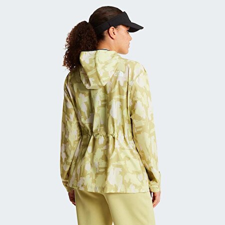 Kadın Mountain Athletics Baskılı Kapüşonlu Rüzgarlık