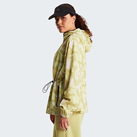 Kadın Mountain Athletics Baskılı Kapüşonlu Rüzgarlık