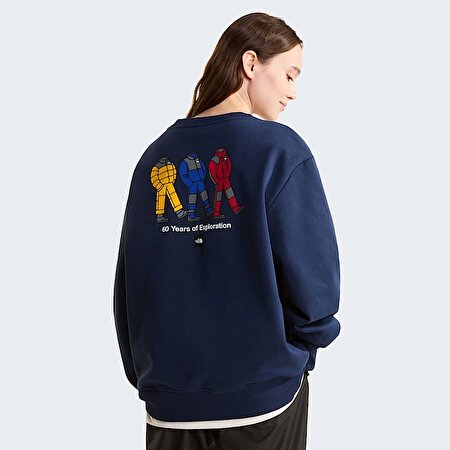 Unisex TNF Celebration Relaxed Baskılı  Sweatshirt
