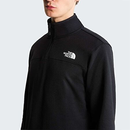 Erkek Cedar Trail Grid 1/4 Fermuarlı Polar Mont