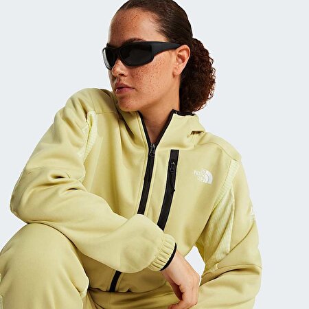 Kadın Mountain Athletics Tam Boy Fermuarlı Polar Mont