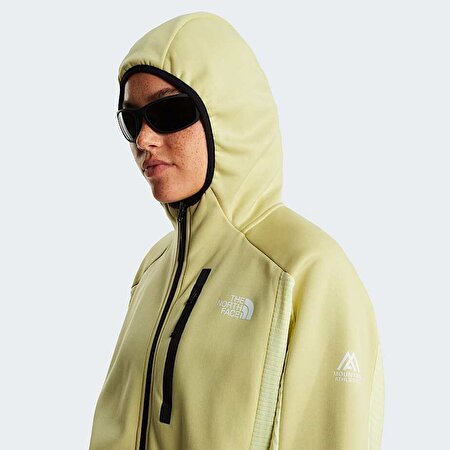 Kadın Mountain Athletics Tam Boy Fermuarlı Polar Mont