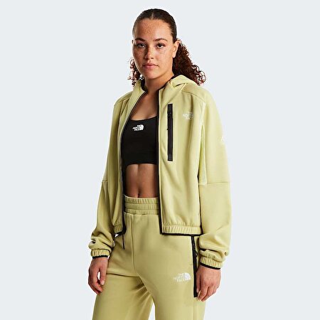 Kadın Mountain Athletics Tam Boy Fermuarlı Polar Mont