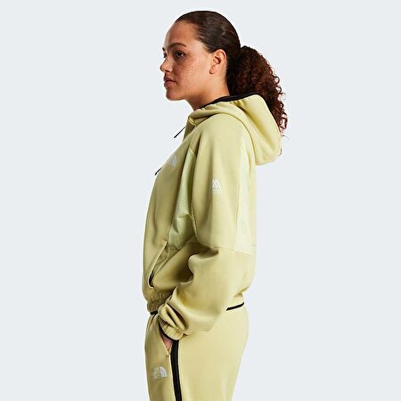 Kadın Mountain Athletics Tam Boy Fermuarlı Polar Mont