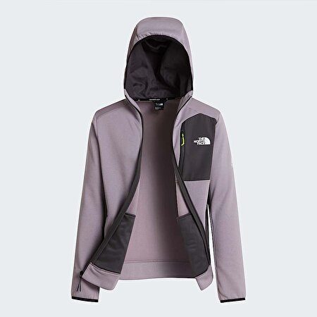 Erkek Mountain Athletics Tam Boy Fermuarlı Kapüşonlu Polar