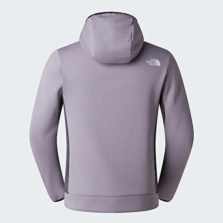 Erkek Mountain Athletics Tam Boy Fermuarlı Kapüşonlu Polar