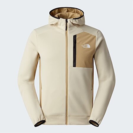 Erkek Mountain Athletics Tam Boy Fermuarlı Kapüşonlu Polar