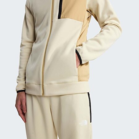 Erkek Mountain Athletics Tam Boy Fermuarlı Kapüşonlu Polar