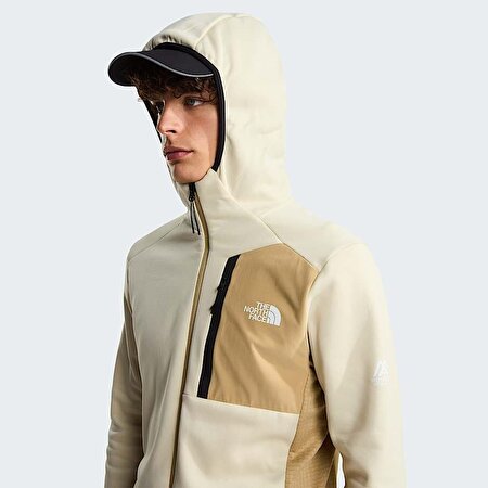 Erkek Mountain Athletics Tam Boy Fermuarlı Kapüşonlu Polar