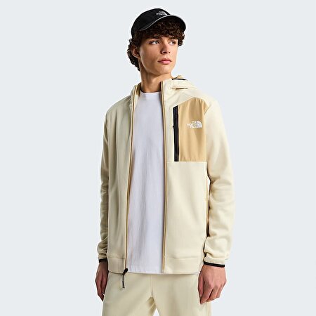 Erkek Mountain Athletics Tam Boy Fermuarlı Kapüşonlu Polar