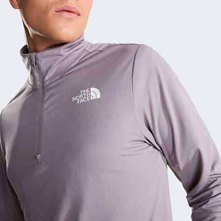 Erkek 24/7 1/4 Fermuarlı Uzun Kollu Tişört