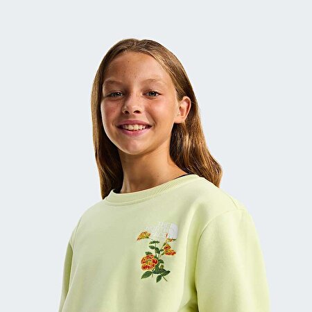Kız Çocuk Flora Relaxed Sweatshirt