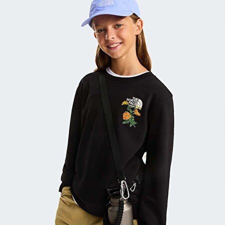 Kız Çocuk Flora Relaxed Sweatshirt