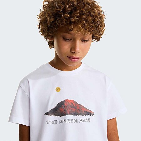 Erkek Çocuk Mountain Night Relaxed Tişört