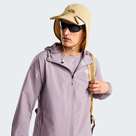 Erkek Hybrid Tek Approach Tam Boy Fermuarlı Kapüşonlu Mont