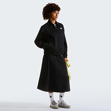 Kadın Twill Collared Mont