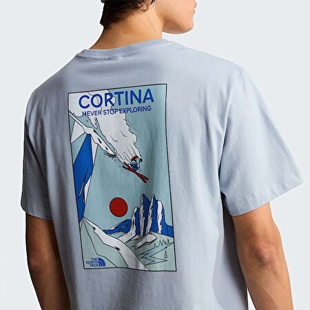 Erkek Mountain Celebration Regular Graphic Tişört