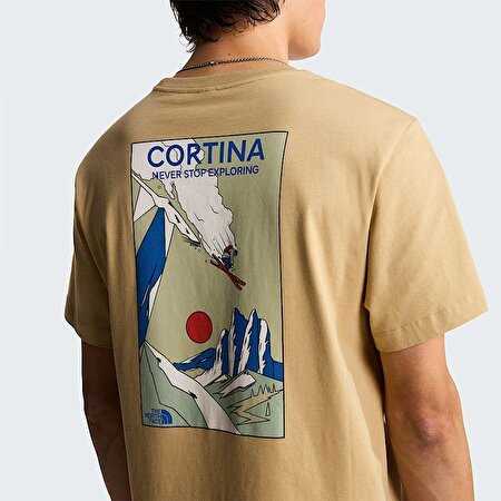 Erkek Mountain Celebration Regular Graphic Tişört