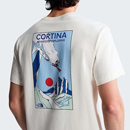 Erkek Mountain Celebration Regular Graphic Tişört