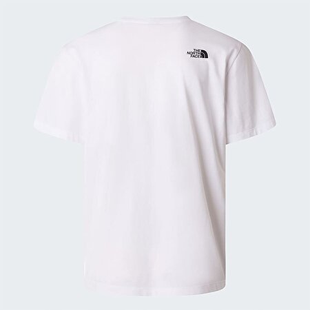 Erkek Mountain Logo Relaxed Graphic Tişört