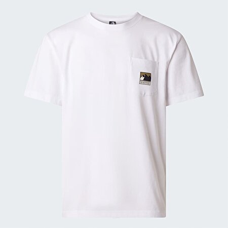 Erkek Mountain Logo Relaxed Graphic Tişört