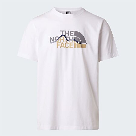 Erkek Mountain Line Regular Graphic Tişört