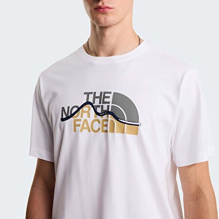 Erkek Mountain Line Regular Graphic Tişört