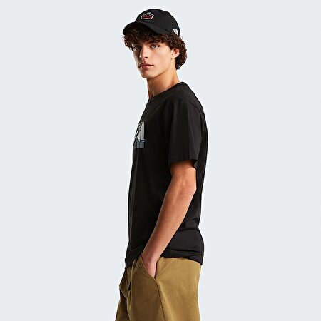 Erkek Mountain Line Regular Graphic Tişört