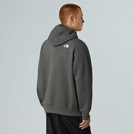 M VARSITY GRAPHIC RELAXED HOODED SWEATSH