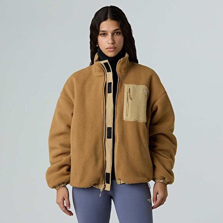 Kadın Yumiori Çift Taraflı Polar Mont