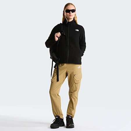 Kadın Glacier Tam Boy Fermuarlı Polar