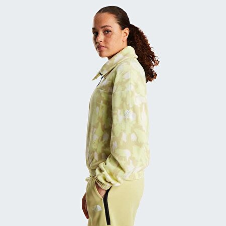 Kadın Mountain Athletics 1/2 Fermuarlı Printed Polar