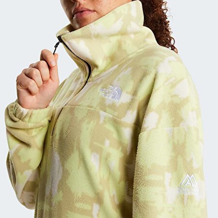 Kadın Mountain Athletics 1/2 Fermuarlı Printed Polar