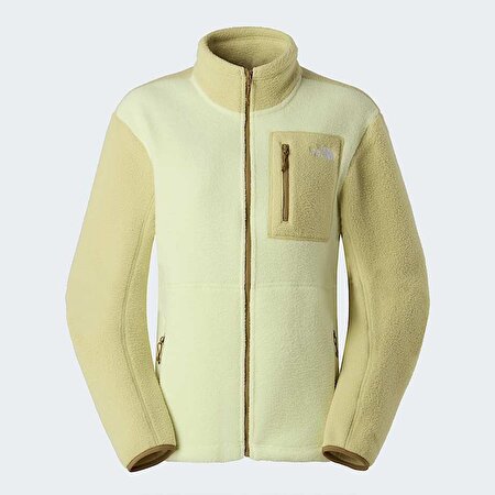 Kadın Yumiori Tam Boy Fermuarlı Polar Mont