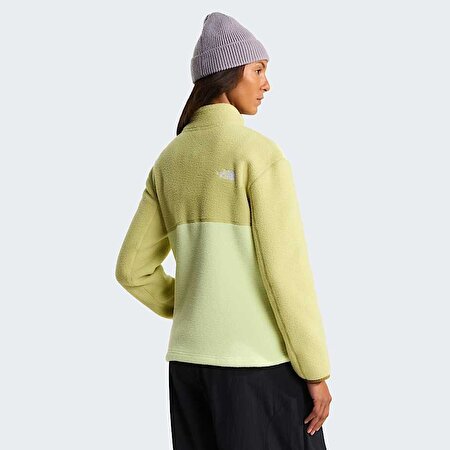 Kadın Yumiori Tam Boy Fermuarlı Polar Mont