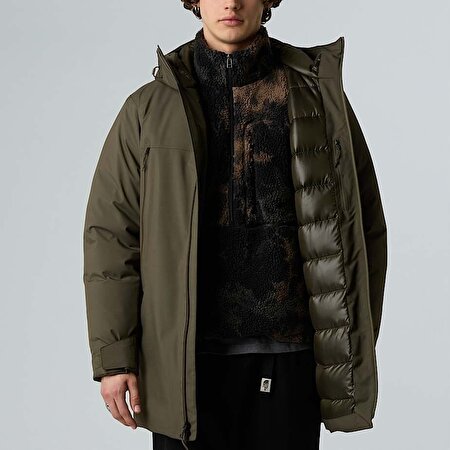 Erkek TNF Range Kaz Tüyü Parka
