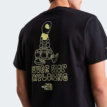 Erkek Alien Relaxed Graphic Tişört