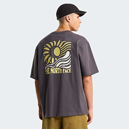Erkek Sun Oversized Graphic Tişört