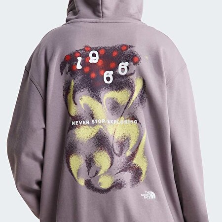 Unisex 1966 Motion Relaxed Baskılı  Sweatshirt