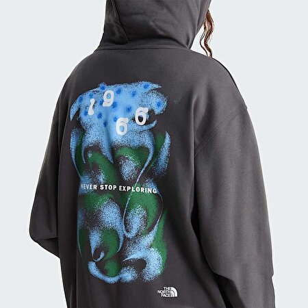 Unisex 1966 Motion Relaxed Baskılı  Sweatshirt