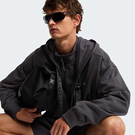 Unisex Essential Light Relaxed Yarım Fermuarlı Sweatshirt