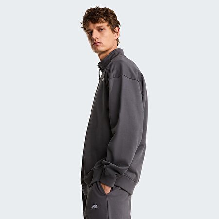 Unisex Essential Light Relaxed Yarım Fermuarlı Sweatshirt