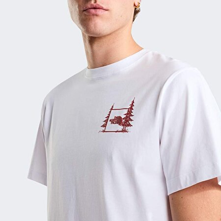 Erkek Camping Relaxed Graphic Tişört